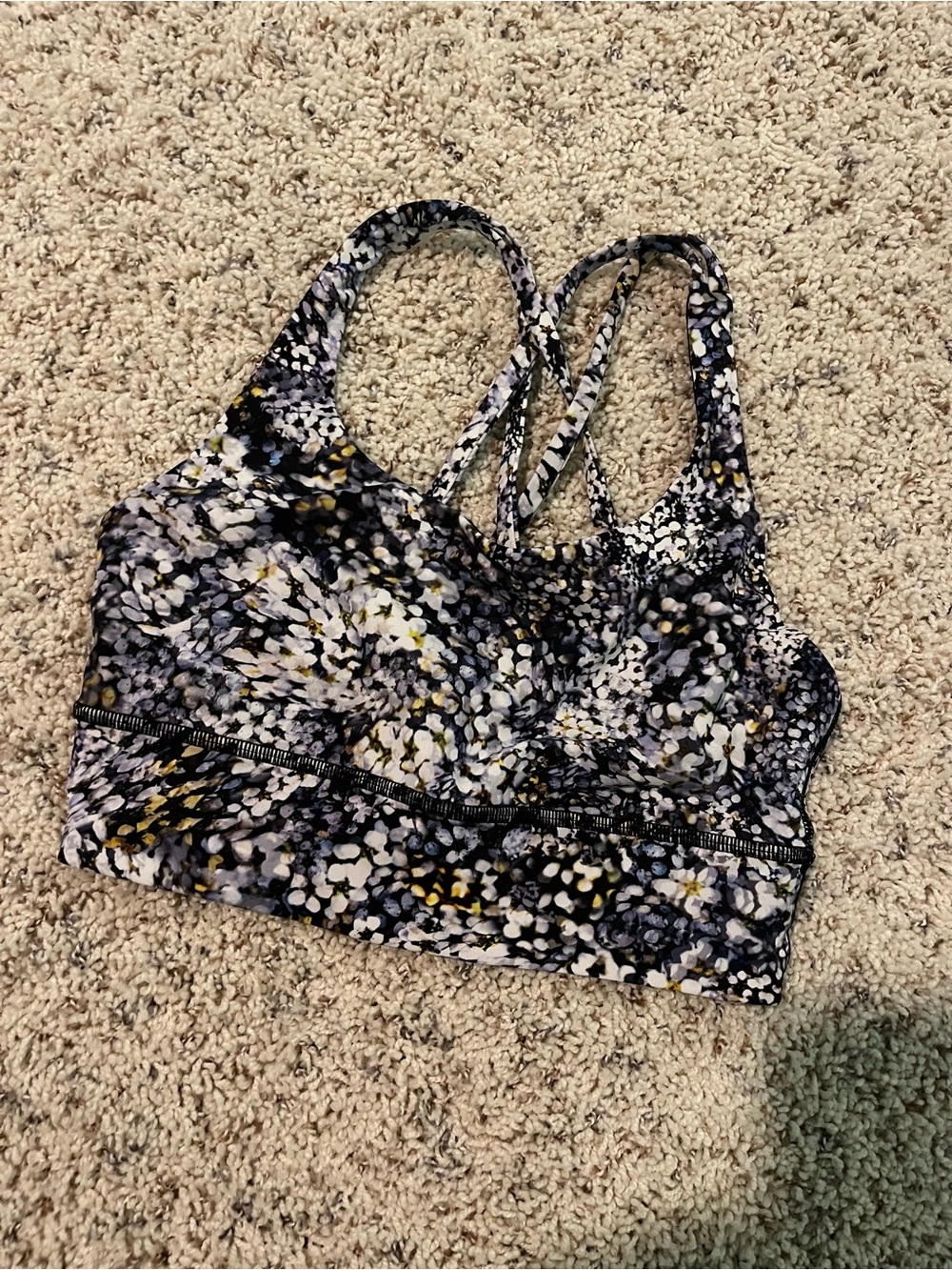 lululemon athletica Multi-Color Floral Print Sports Bra